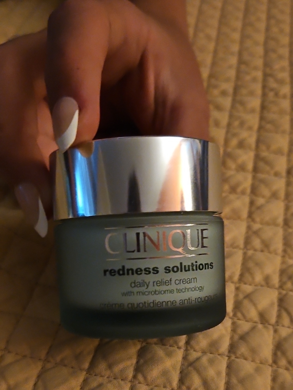 Clinique Green Redness Solutions Daily Relief Cream with Silver Cap